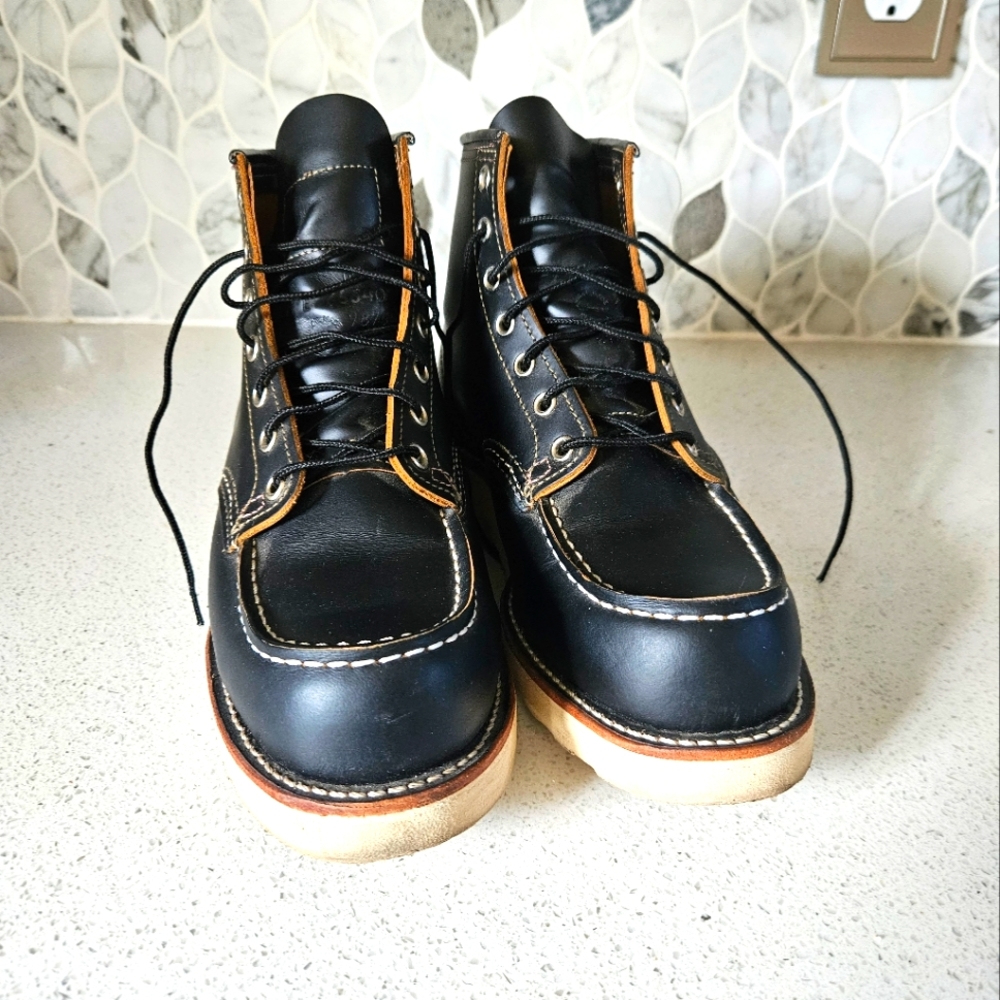 Irish Setter/Red Wing Shoes Men's Size 7 Black Moc Toe Boot